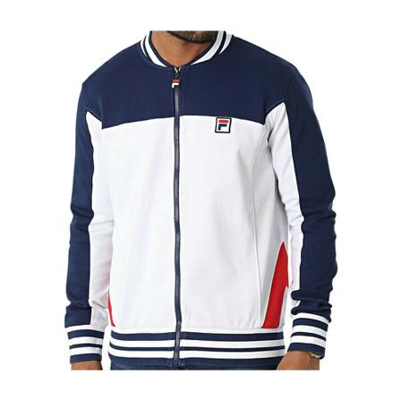 Fila - Tröjor - Vit - Herr - Storlek: S, Herr, Storlek: S