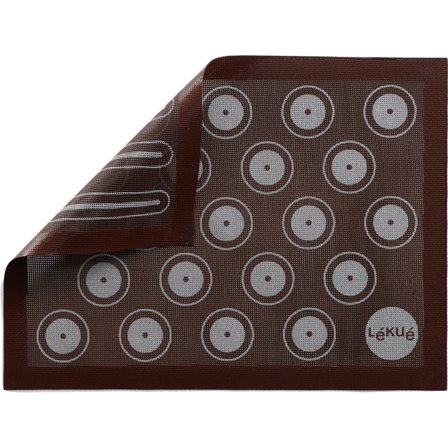 Lékué Mikroperforert stekematte 30 cm x 40 cm' - 'Brun