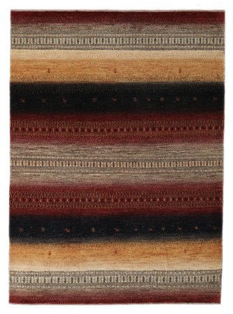 Hand Knotted Loribaft Fine Persia Rug 143X194 Wool Black/Brown Small