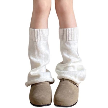 Lange benvarmere til børn, ikke-deformerbare børneleggings, komfortable bløde stofstrømper, festlige benklæder til børn - kaffe