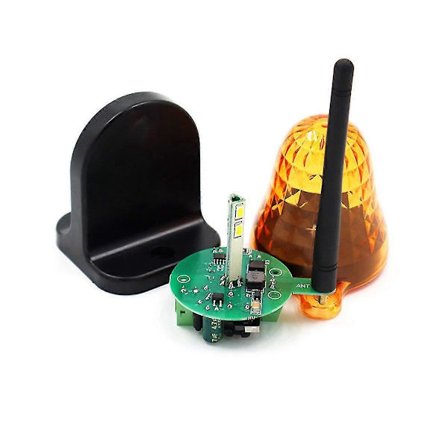 Universal 12v-265v LED Signal Alarmlys Blinkende Lys Veggmontert Nødvarsellys For Portåpner