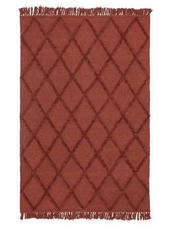 Pratelný Adela Koberec - Rezavá 160X230 Bavlna, V Rustikálním Stylu