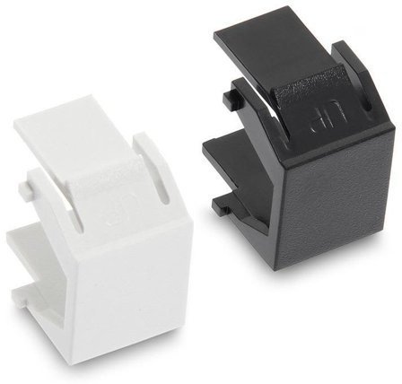 Eurolan 16B-00-00BL Blindplugg för RJ45-buss, 10-pack, Dator & surf