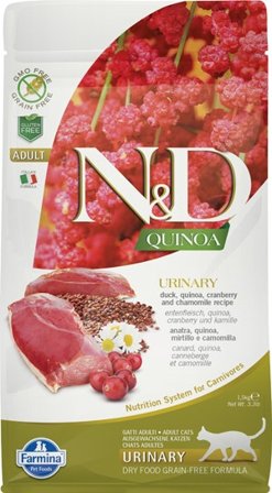 Farmina Natural & Delicious Quinoa Urinary Anatra Grain Free Cibo