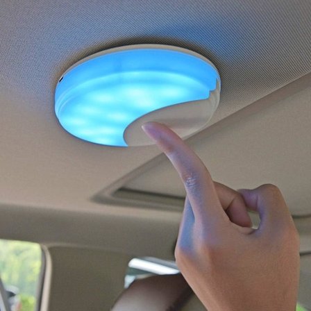 Billamper LED Loftlampe Bil Magnetisk Sugekop USB Universal