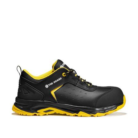 Toe Guard Wild Low Turvakengät musta/keltainen, S3, lasikuitukärki 42, Kengät