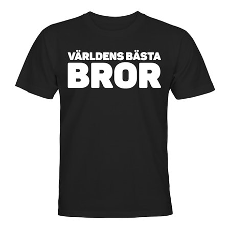 Verdens Bedste Bror - T-SHIRT - UNISEX