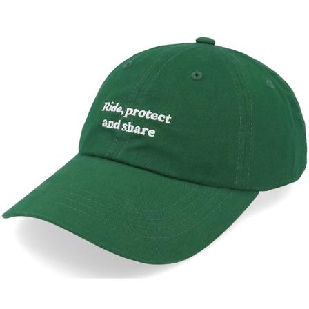 Picture - Vert unconstructed Casquette - Atzan Soft A Washed Eden Dad Cap @ Hatstore