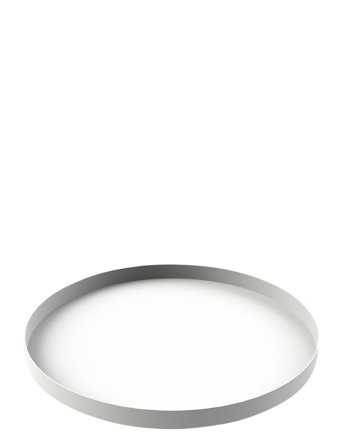 Cooee Design Tray Circle 300X20Mm - White - ONE SIZE