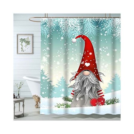 Jul Duschdraperi Praktiska Badrums Julartiklar Duschdraperi 180*180-SY03