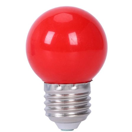 E27 3W 6 SMD LED-pære Energibesparende Globe-lyspære AC 110-240V, Rød