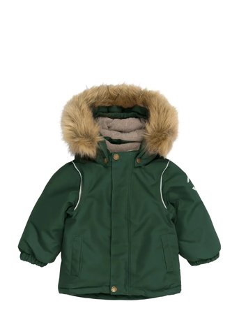 mikk-line | Winter Jacket Solid With Fake Fur | 86