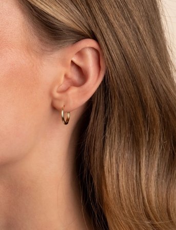 SNÖ of Sweden Essentiall Texture Ring Ear - Gold - ONE SIZE