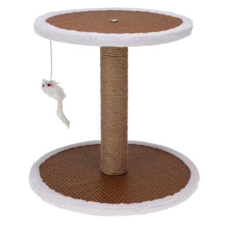 Pets Collection Klösträd På Stativ Med Mus 35x35x33 Cm Brun