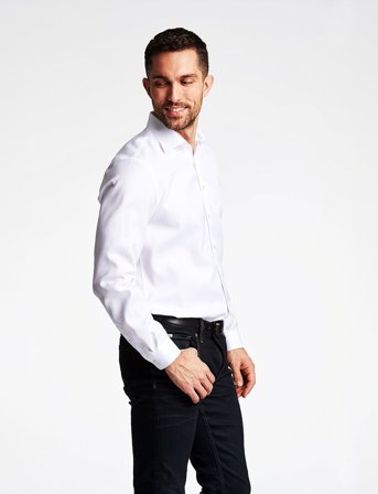 Lindbergh Black Technical Concealer Shirt L/S - White - L