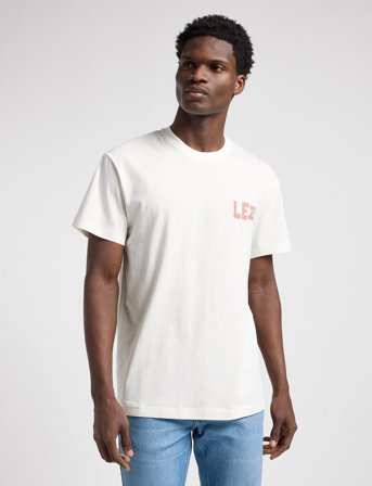 Lee Jeans Relaxed Graphic Tee - White - L