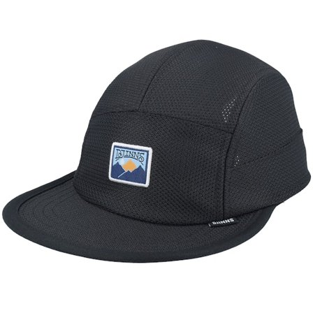 Djinns - Soft Fc Perfo Mountain Black 5-Panel 5panel Black Cap - @ Hatstore