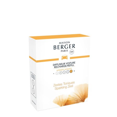 Maison Berger Paris Diffuseur Voiture Recharge Aroma Energy Zestes Toniques - Profumo per Automobile