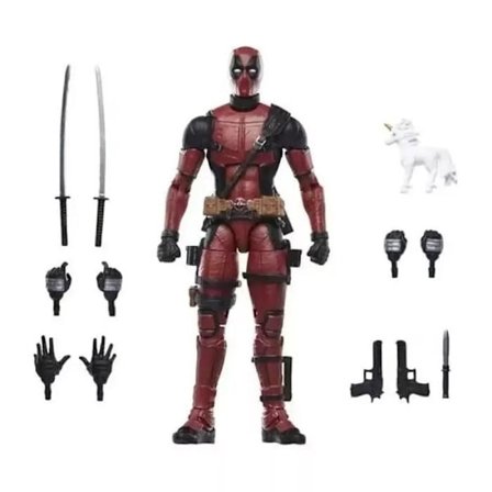 DEADPOOL FIGUR CA 20 CM, X-MEN LEGENDS MARVEL LED LEKSAK BARNPPRESENT