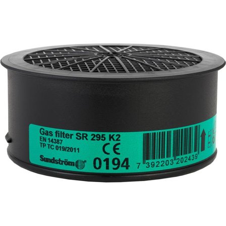 Sundström SR 295 Gassfilter K2, Ånderettsvern