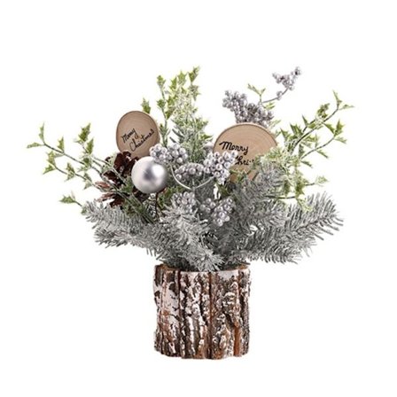 Mini juletre med realistisk utseende, hjemmeinnredning og gave til juleentusiaster, dekor til julebord