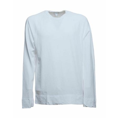 James Perse Long Sleeve T-Shirt Hvid, Herre Langærmet