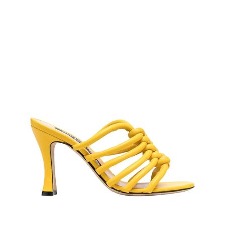 Sergio Rossi Sandalen , Geel , Dames , Maat: 38 EU