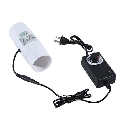 Inline Kanalventilator med Variabel Hastighedsregulator 12V Ventilationsudsugningsventilator Rørventilator til Luftvarme Køleforstærker-Perfet