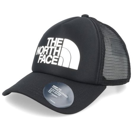 The North Face - Svart trucker Keps - Logo Black Trucker @ Hatstore