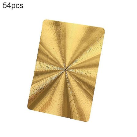 54pcs/set Waterproof Laser Foil Poker Table Game Playing Card Novelty Collection