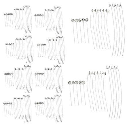 600 st Lågrök Naturlig Ljusveke Med Vax Förvaxad Veke, Ljustillverkningskit