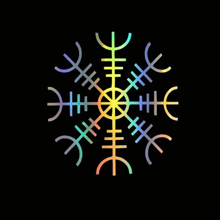 Motorsykkelklistremerke Tegneserie Viking Rune Morsom Reflekterende Bilklistremerker Moto Auto Dekal Morsom Jdm Vinyl På Bil Styling - Dekaler & 