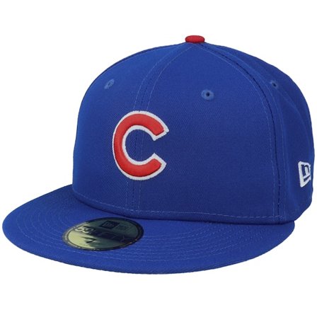 New Era - MLB Blau Fitted Cap - Chicago Cubs Authentic On-Field 59Fifty Blue Fitted @ Hatstore