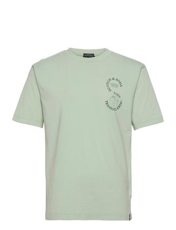 Organic Cotton Jersey Artwork Tee Grey Scotch & Soda