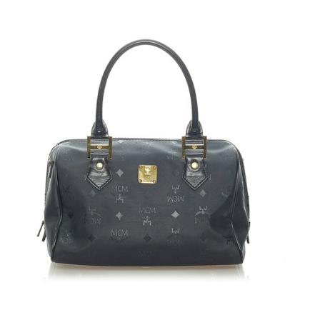 MCM Pre-owned Visetos , Zwart , Dames , Maat: ONE Size Vintage Tassen