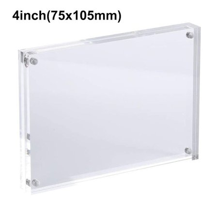 Akryl billedramme Magnetiske fotorammer 4INCH (75X105MM)