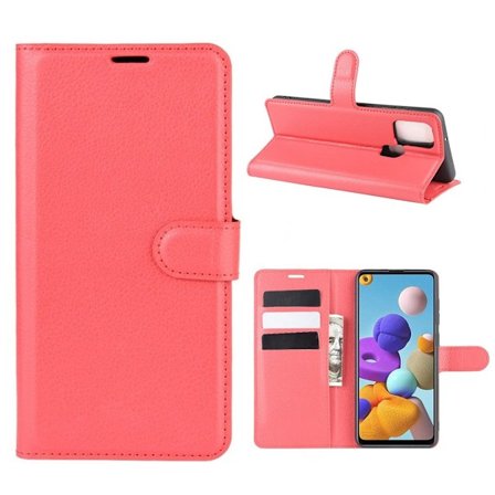Classic Samsung Galaxy A21s kotelot - Punainen