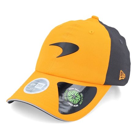 New Era - Motor Oransje unconstructed Caps - McLaren F1 25 Women Team Open Back Orange/Grey Dad Cap @ Hatstore