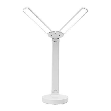 Dubbelhuvud upplyst LED-laddningsbordslampa