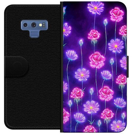 Yhteensopiva Lompakkokotelo Samsung Galaxy Note9 Bloom Reverie Electric Petals