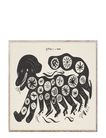 MADO | Chinese Dog, Black - 30X40 | 30X40CM