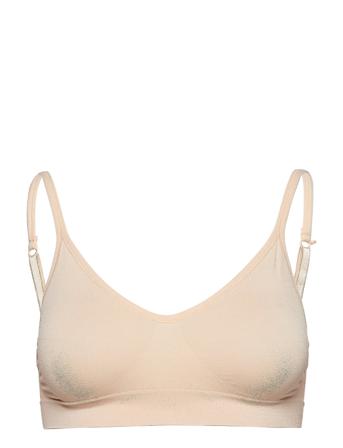 Lucia Bra Top Solid Lingerie Bras & Tops Soft Bras Tank Top Bras Kermanvärinen Missya