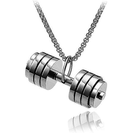 Halsband med Hantel-hänge