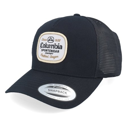 Columbia - Black - trucker - Cap - Road Ready Black Beer Lab Trucker - Hatstore