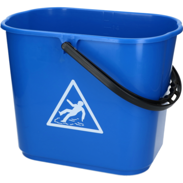 MINIMOPPEBØTTE BLÅ 16L