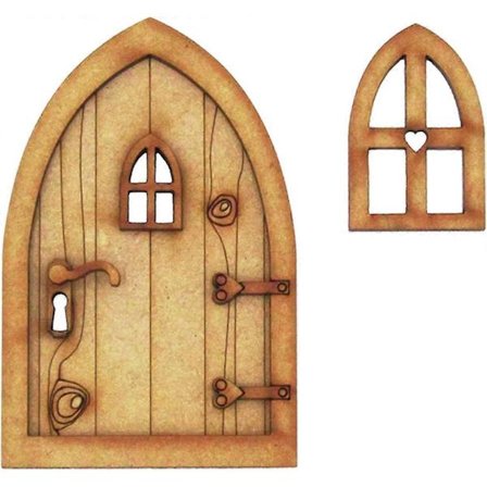 Mest populära Gnome-dörr, Fe-dörr, Träelfdörr att öppna med rolig Gnome, Lekhusdekoration Dörrhantverk Dörr 3D-dekoration