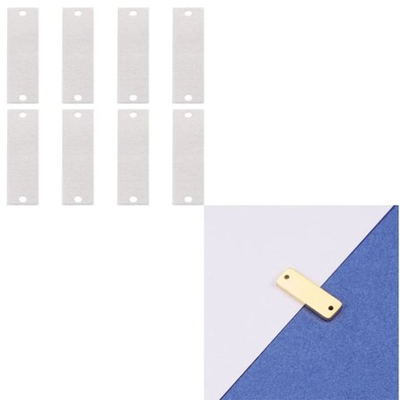Blanke etiketter i rustfritt stål Blanke etiketter Aluminium Aluminium