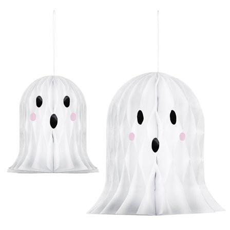 Hengende Honeycomb Spøkelse 2-pakning