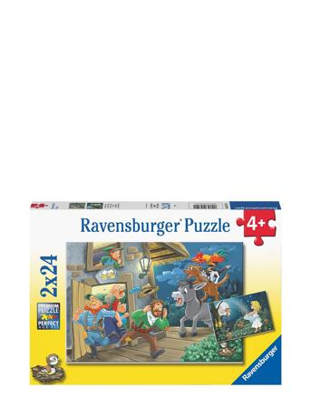 Fairy Tales 2X24P Toys Puzzles And Games Puzzles Classic Puzzles Multi/patterned Ravensburger