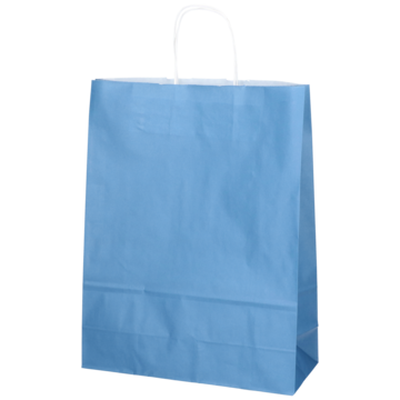 Papirpose blå 32x12x41 cm